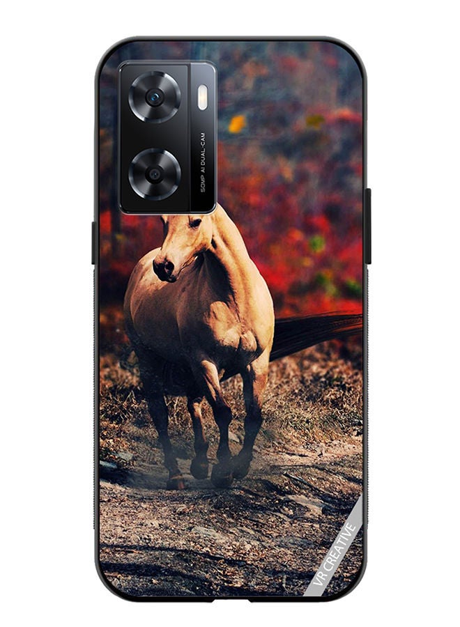VR CREATIVE Protective Case Cover For OnePlus Nord N20 SE Horse Design Multicolour - Image 1