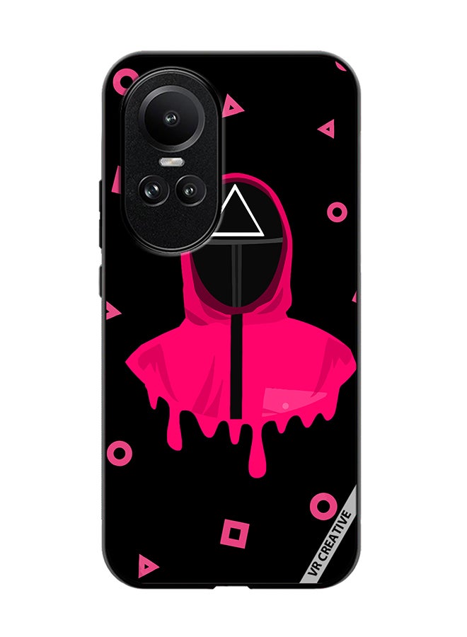 VR CREATIVE Protective Case Cover For Oppo Reno 10 Squid Game Design Multicolour - Image 1