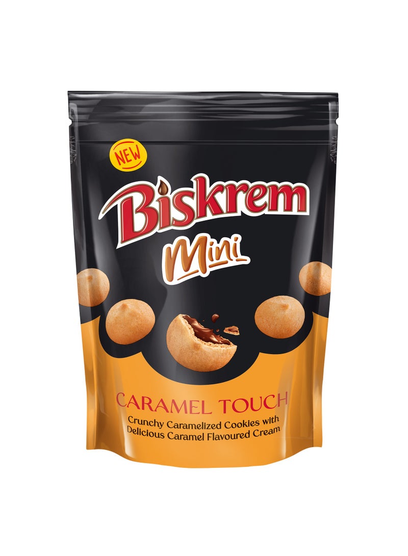 بسكريم ميني بسكويت محشي بالكراميل