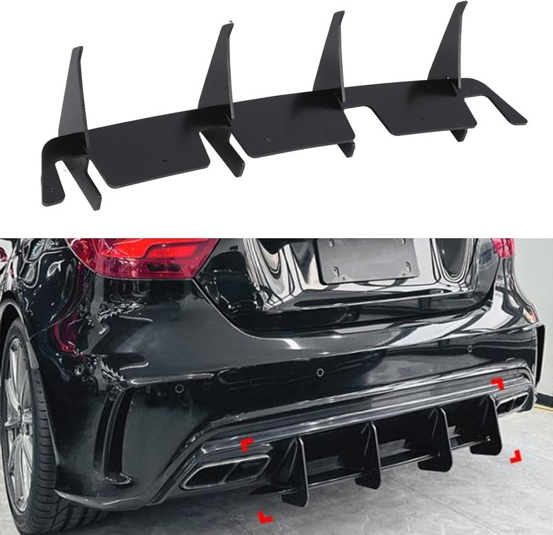 Anti topple design Eujgoov Rear Lip Spoiler A Class W176 AMG 2013-2018 PP Material Glossy Black Aerodynamic Design Quick Installation for Car Enthusiasts Globally trusted quality Home & professional compatible Detachable clean Air & land transit compatible All item simple matching build Gulf climate tested upgraded quality Upgraded quality Labor saving optimized design Repeated detach compatible build All environment compatible Odor free color Global versatile design Lightweight Practical experience crafted Polished safe edge Extra part combo compatible Room to room portable Easy clean surface Cross product compatible Multiple design variants Oil resistant Simplified versatile design All condition resistant crafted quality Multi-purpose fine material - Image 3