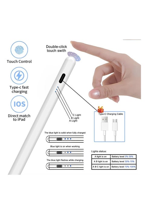 Magnetic Active Stylus Pen Compatible with iPad, Tablets,iOS & Android Smart Phone with Fast Charging Touch Pencil