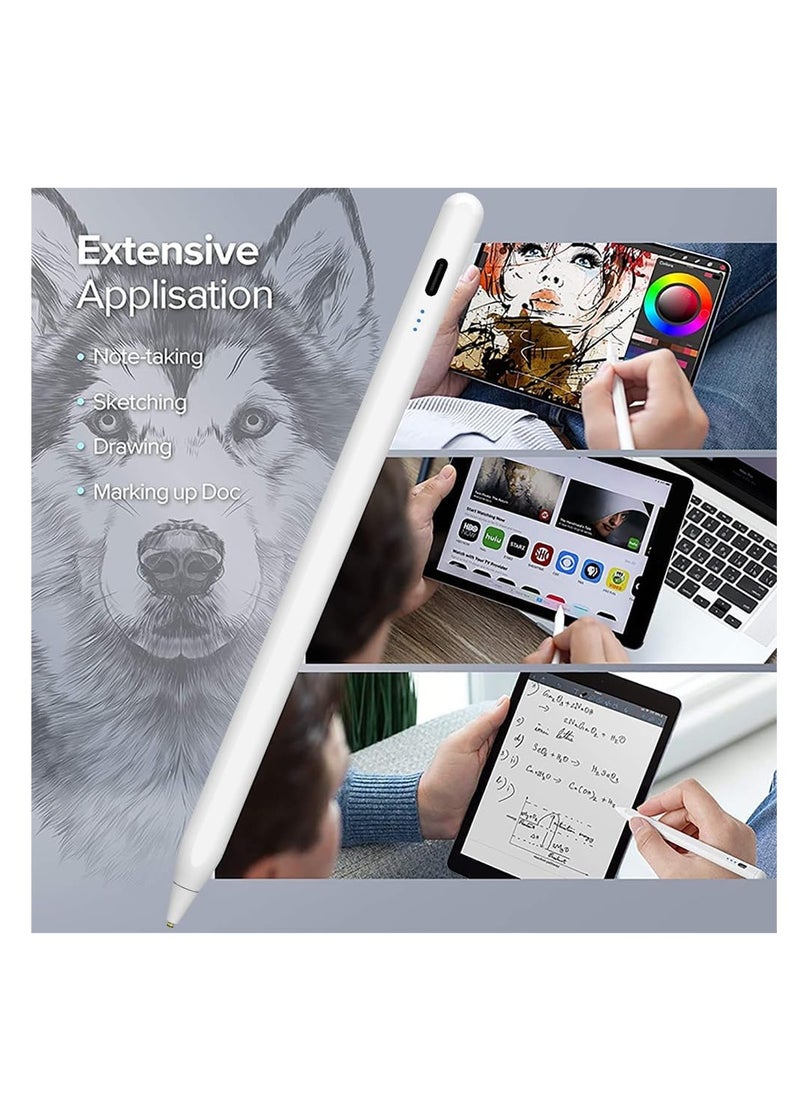 Magnetic Active Stylus Pen Compatible with iPad, Tablets,iOS & Android Smart Phone with Fast Charging Touch Pencil