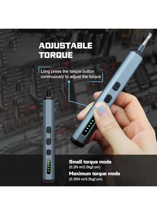 68-in-1 Precision Electric Screwdriver Set – Rechargeable Lithium Battery, USB-C Charging, 5 Torque Settings, 4 LED Lights – Ideal for Cameras, Laptops, Watches & Electronics Repair - Image 3