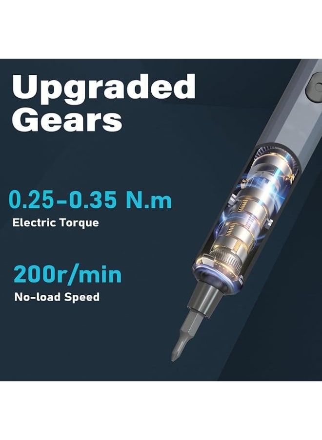 68-in-1 Precision Electric Screwdriver Set – Rechargeable Lithium Battery, USB-C Charging, 5 Torque Settings, 4 LED Lights – Ideal for Cameras, Laptops, Watches & Electronics Repair - Image 2