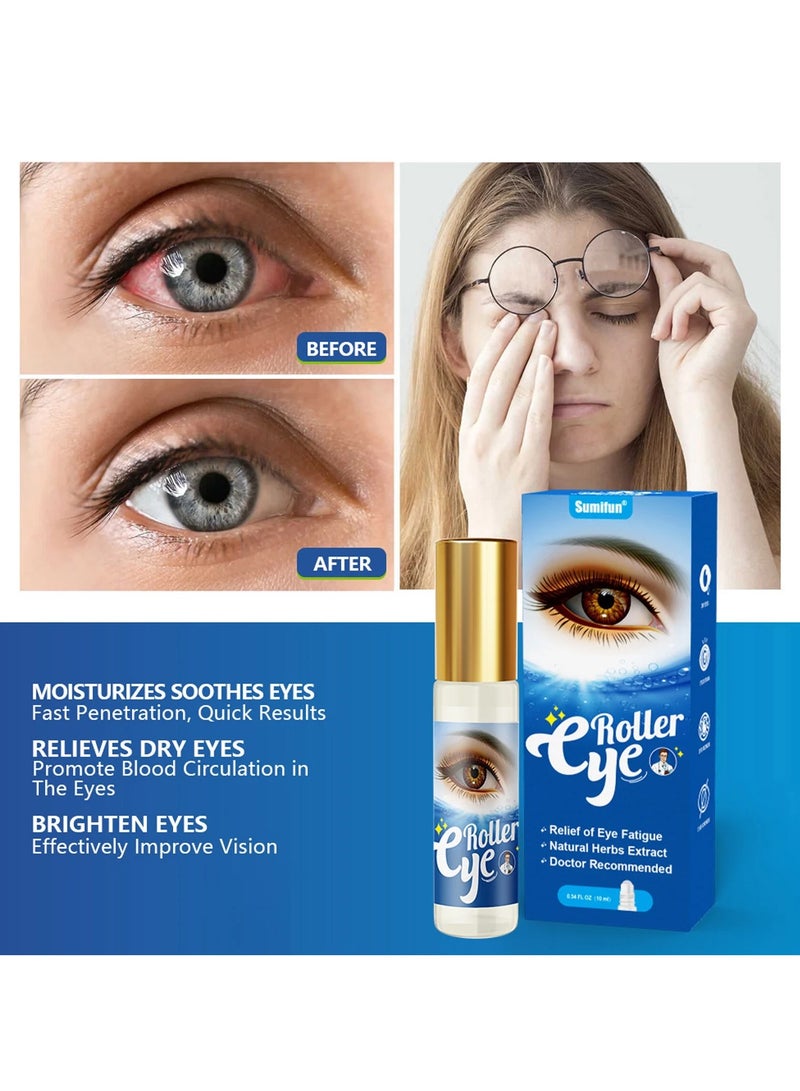 Sumifun Eye Roller Massager Dry Eye Drops for Tired Eyes - Image 4
