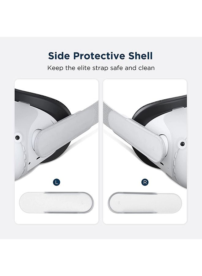 KIWI design VR Shell Protective Cover with Two Side Protective Shell, Compatible with META Quest 2 - Image 2