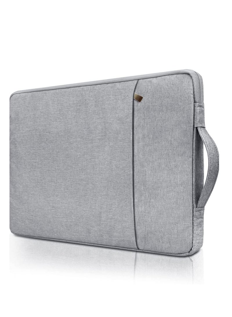 Generic - Laptop Sleeve 15.6 Inch, 16 Inch Laptop Case Cover for Lenovo IdeaPad/ThinkPad, HP Victus 15.6" Gaming Laptop/HP Pavilion/Envy x360, ASUS VivoBook Notebook, Dell Inspiron Carrying Bag, Light Grey - Image 1