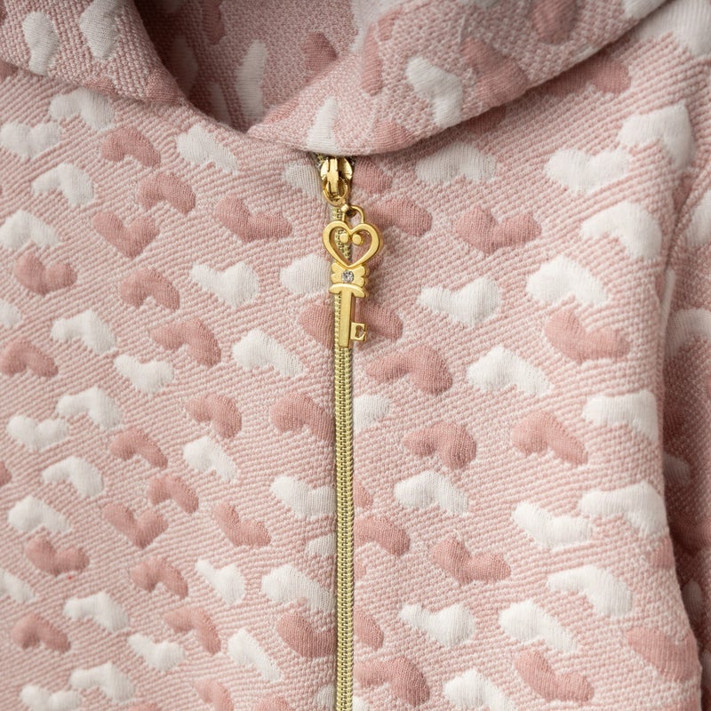 Baby Fou Heart Hooded Jumpsuit - Image 2