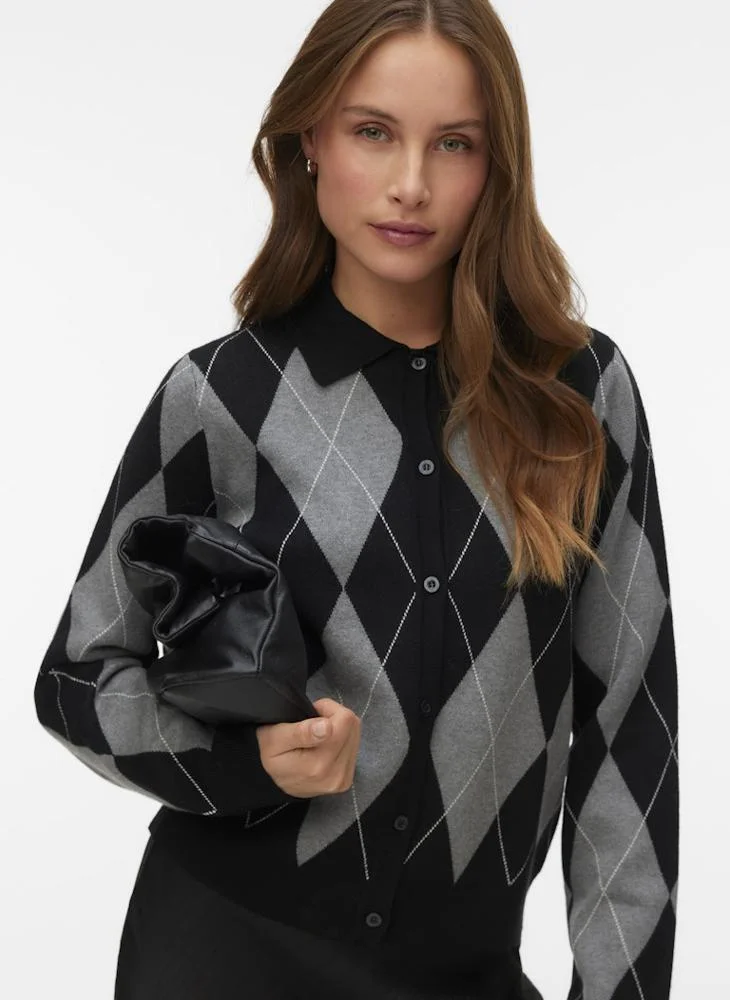 VMMILANO LS POLONECK CARDIGAN VIP