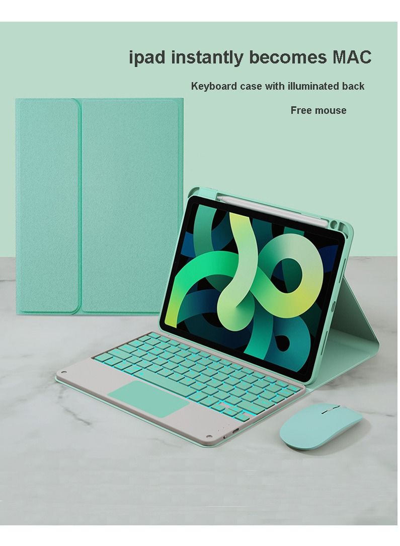 NIBEMINENT The Protective Case for IPad with Bluetooth Keyboard and Mouse can Choose Different Models  - Image 1