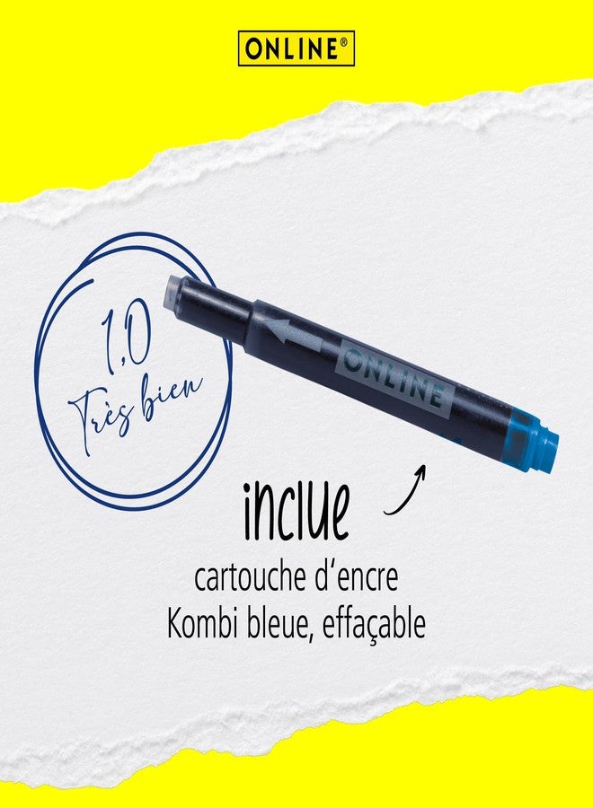 Online Switch Plus Fountain Pen Green Ocean Medium Nib 26149 - Image 5