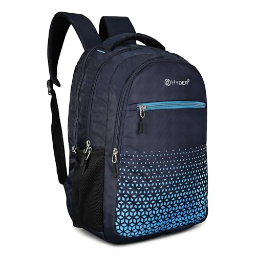 HYDER Glitch 35L Multipurpose Backpack For Men,Women, Boys And Girls Bags for College, School, Travel, Office and Daily Use - Durable, Comfortable, and Stylish Bag/Backpacks (Navy Blue) - Image 1