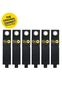 Generic Wrap-It Storage Heavy-Duty   Straps 17-inch 6 Pack - Hook and Loop Extension Cord Organizer Hanger Cord Wrap Keeper Cable Straps for Cords Hoses Rope RV Boat and Garage Storage and Organization  - Image 3