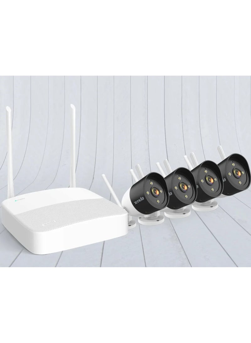 K4W 3TC  4 Channel Wireless 2K Video Security Kit