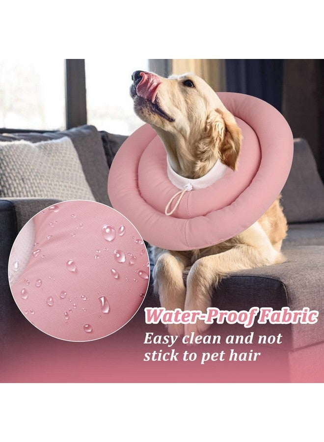 IDOMIK Dog Recovery Collar, Waterproof Soft Dog Cone After Surgery, Comfy Protective Elizabethan Collar Alternative For Dogs Cats, Adjustable Dog Neck Donut Collar Cone AntiLicking Biting Wounds - Image 2