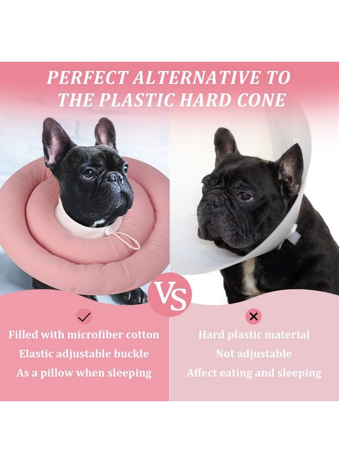 IDOMIK Dog Recovery Collar, Waterproof Soft Dog Cone After Surgery, Comfy Protective Elizabethan Collar Alternative For Dogs Cats, Adjustable Dog Neck Donut Collar Cone AntiLicking Biting Wounds - Image 3