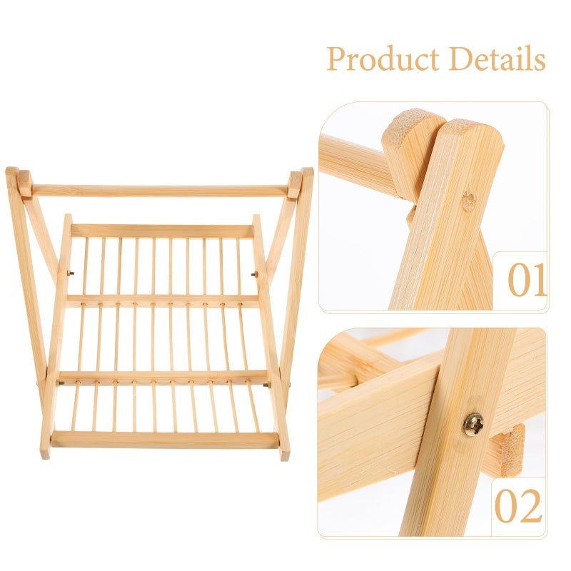 Foldable Woven Vegetable Fruit Basket 25x20x25cm Kitchen Storage Tray Produce Holder - Image 4