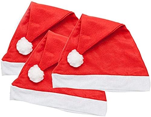 Haoser Christmas Santa Claus Caps Party Props (6 Pcs, Free Size) - Christmas Hat for Kids Adults Baby Dog Women Xmas Party Decorations - Christmas Decorations Items - Image 5