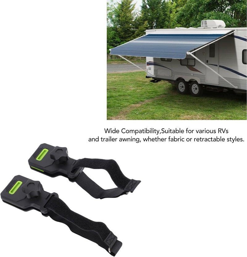 مشابك سقف الريفرانت (RV Awning Clamps): تحمي سقف الريفرانت الخاص بك من الت��زقات والتلفات الباهظة الثمن، وهي مشابك لتثبيت الأغطية الخارجية المستخدمة مع مقطورات الريفرانت (S). - Image 2