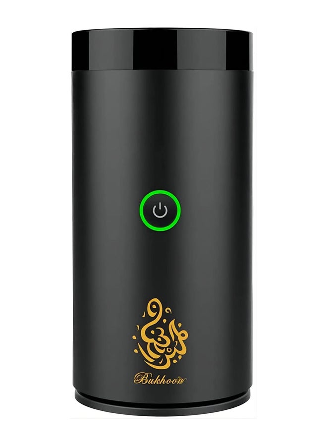 ACHAS Arabian Electronic Aromatherapy Incense Burner for Home Car, Rechargeable USB Type C Portable Electric Incense Burner Black - Image 1