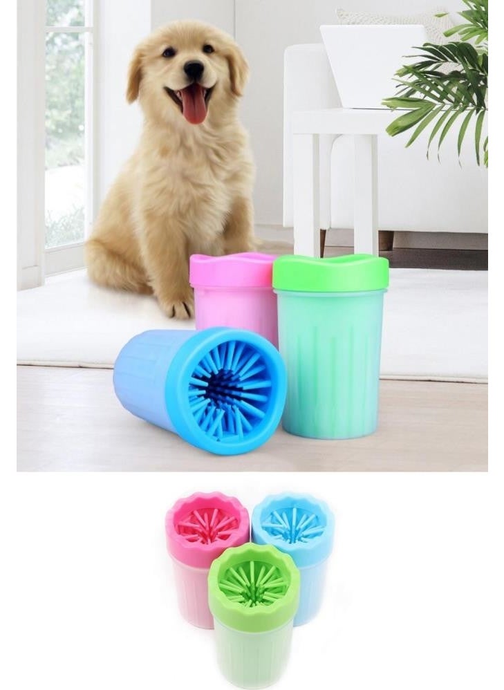 Angel Of Life Paw Foot Washing Bucket Silicone Gel Brushed Cat Dog (Large)  - Image 2