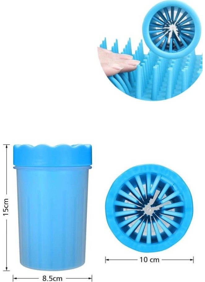 Angel Of Life Paw Foot Washing Bucket Silicone Gel Brushed Cat Dog (Large)  - Image 1