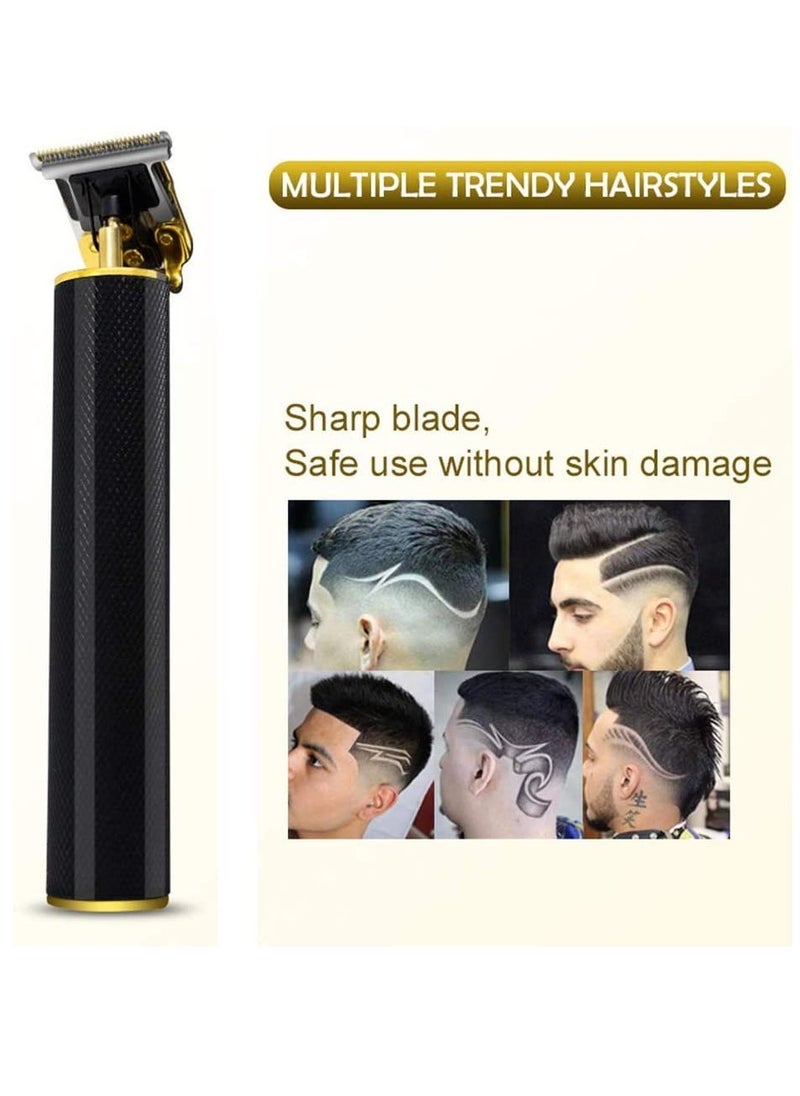 ELTRAZONE - Waterproof Rechargeable Electric Pro Li Clippers Black/Gold 8.9x6.69x2.2inch - Image 1