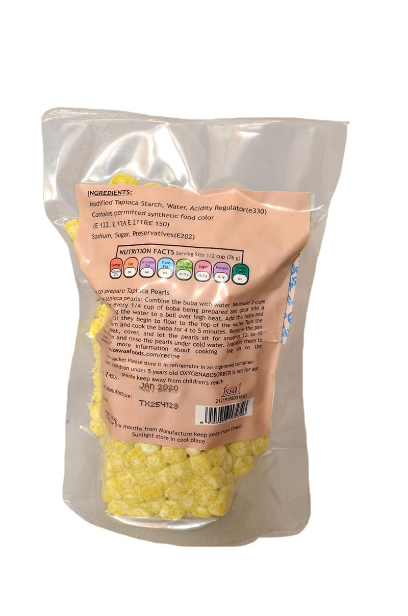 Boba baba Mango Boba Tapioca Pearl Bubble Tea (500 g) - Image 4