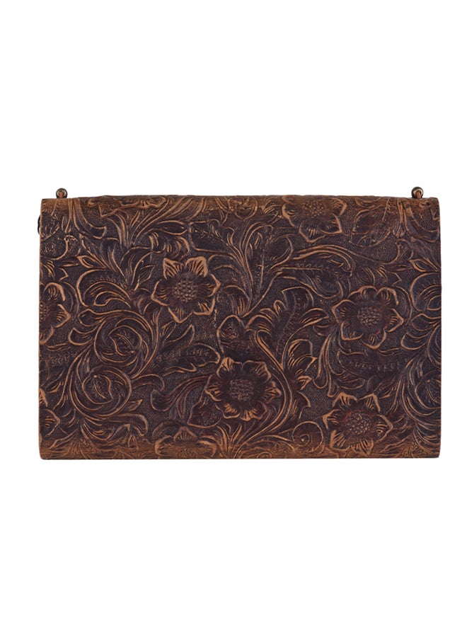 Generic Handmade Embossed Pattern Soft Leather Journal Travel Notebook  - Image 3