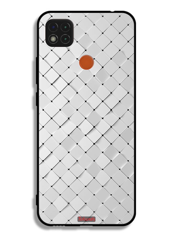 Tolwak Xiaomi Redmi 9C Protective Case Cover Tiles Texture  - Image 2