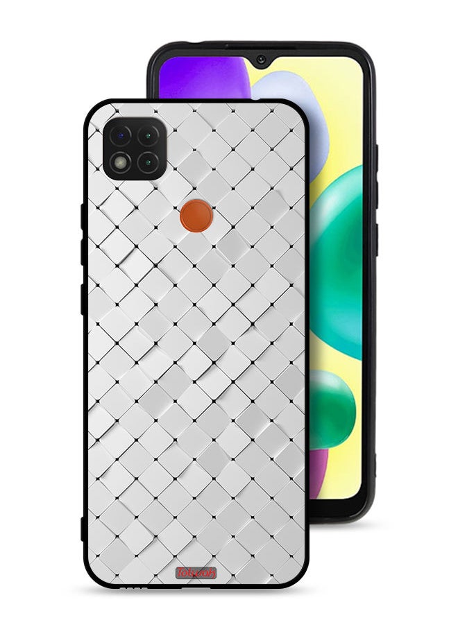 Tolwak Xiaomi Redmi 9C Protective Case Cover Tiles Texture  - Image 1