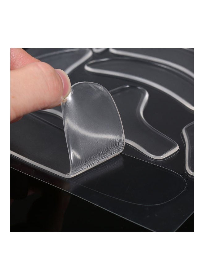 Captaintech Reusable Silicone Anti-Aging Wrinkle Patches Pad Set White  - Image 2