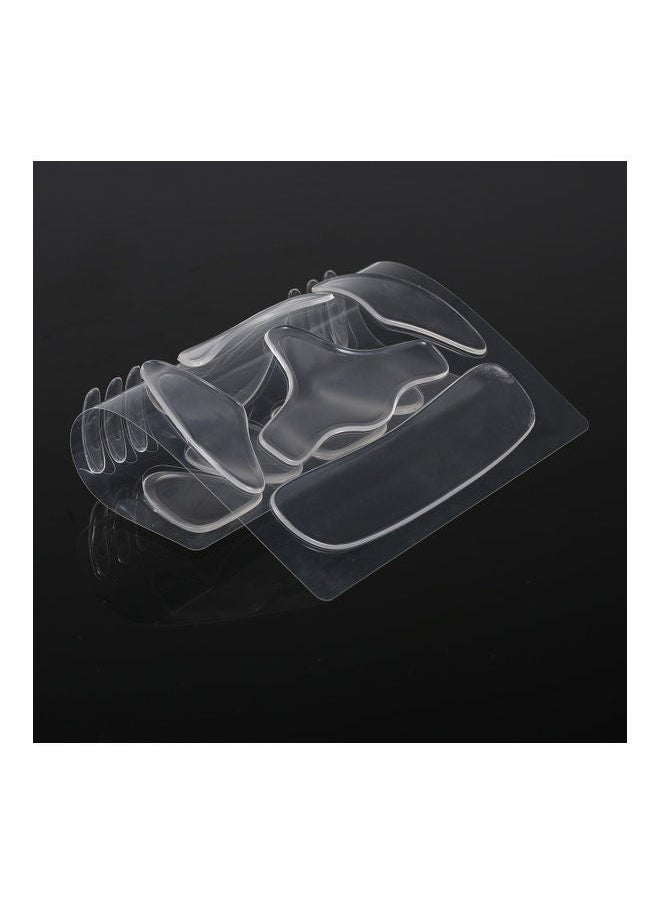 Captaintech Reusable Silicone Anti-Aging Wrinkle Patches Pad Set White  - Image 4