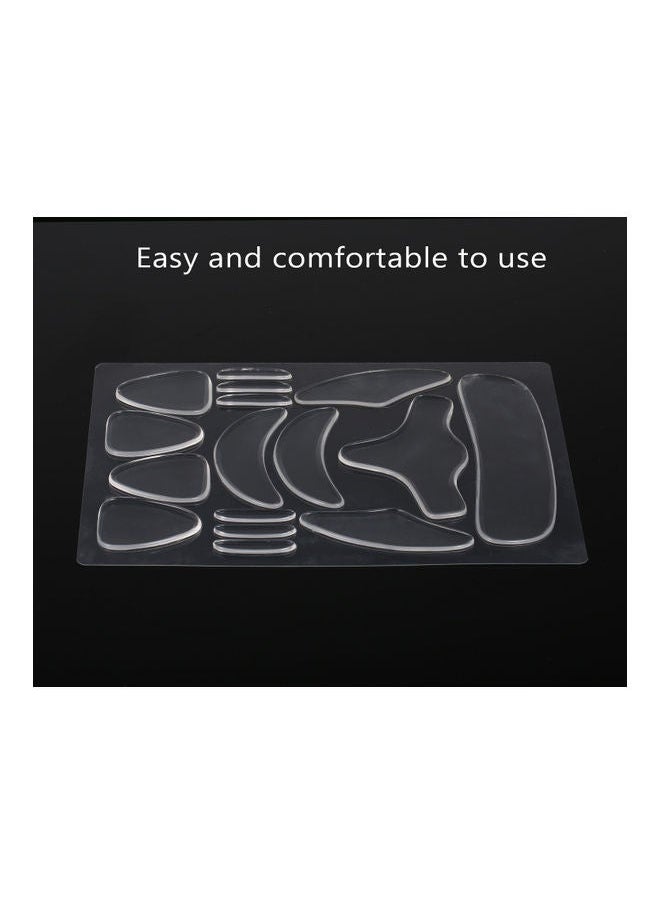 Captaintech Reusable Silicone Anti-Aging Wrinkle Patches Pad Set White  - Image 5