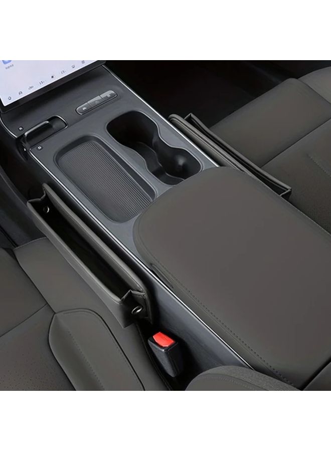 1pc Car Seat Gap Storage Box PU Leather Organizer For Phone Coins Wallet Auto Interior Accessories - Image 5