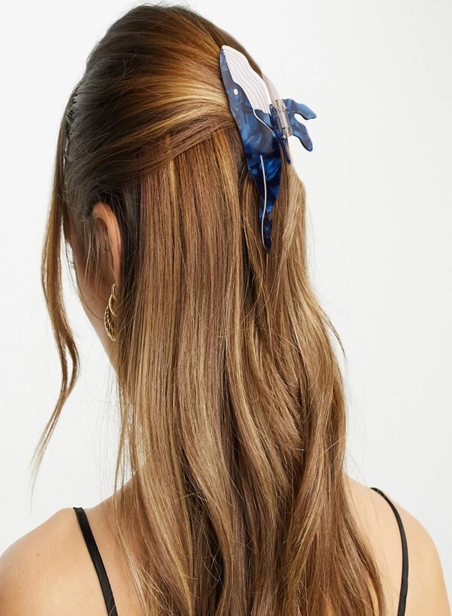 Hapdoo Whale Hair Clips, Cute Ocean Sea Animal Hair Claw Clip for Women Girls, Acetate Nautical Marine Hair Accessories Gift - Image 5