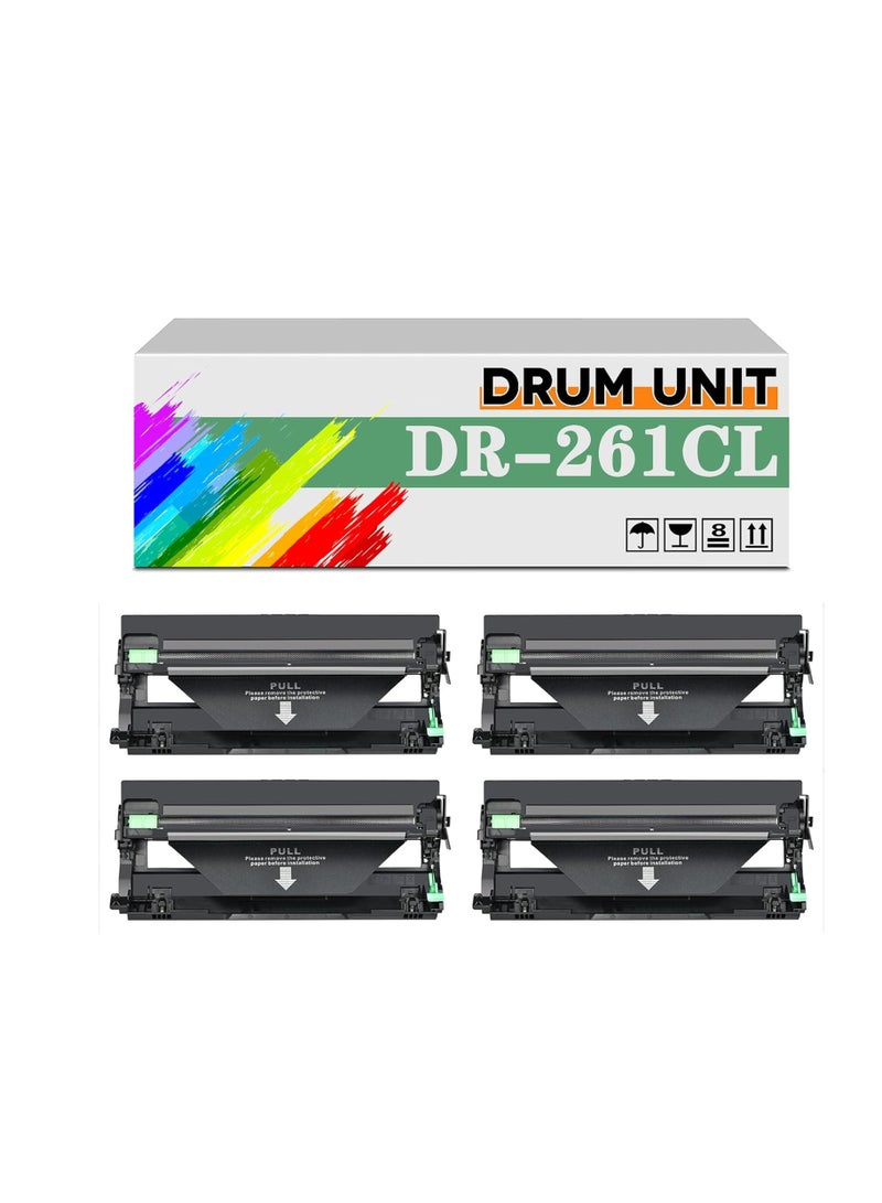 Terabyte 4-pcs DR261-CL Imaging Drum Unit Set for MFC-9140CDN MFC-9330CDW HL-3150CDN and HL-3170CDW Printers - Image 1