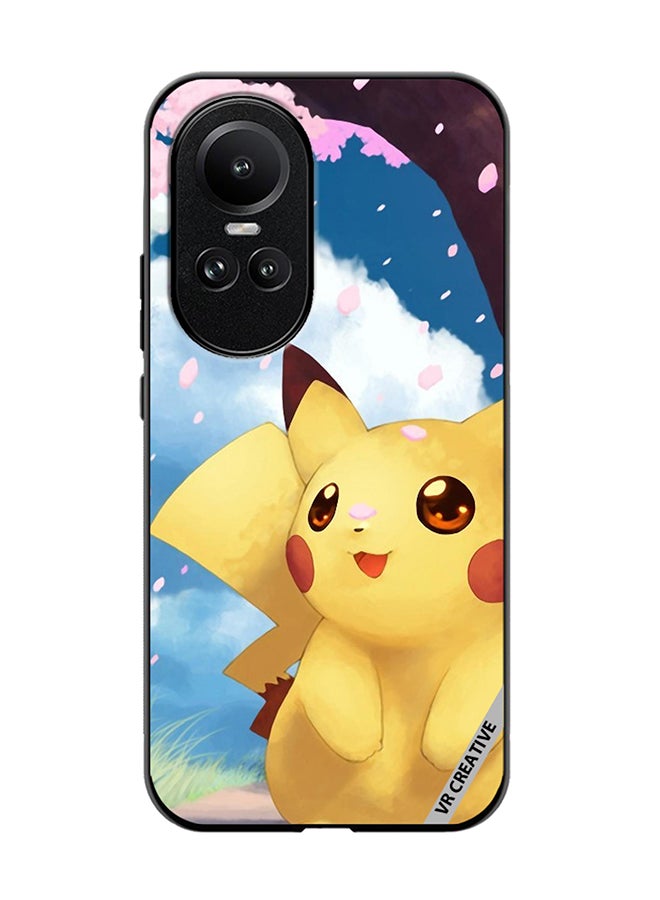 VR CREATIVE Protective Case Cover For Oppo Reno 10 Spring Pikachu Design Multicolour - Image 1