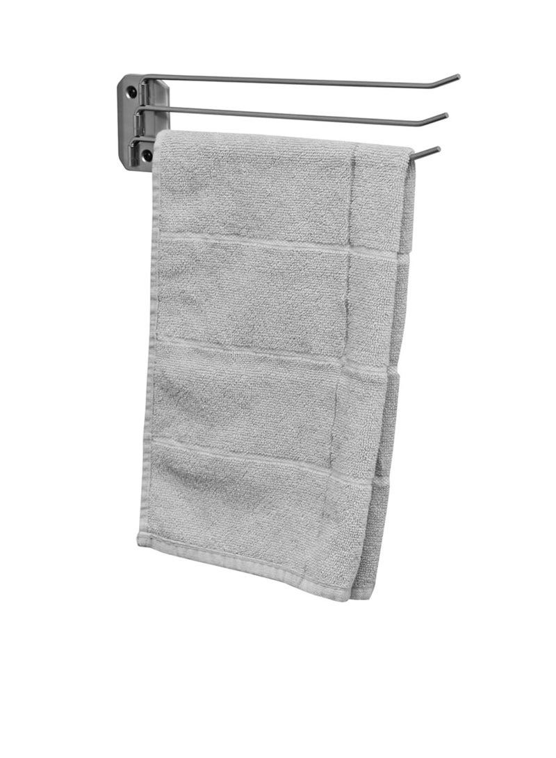 Decko #38190 Swing Arm Kitchen Towel Rack, Chrome