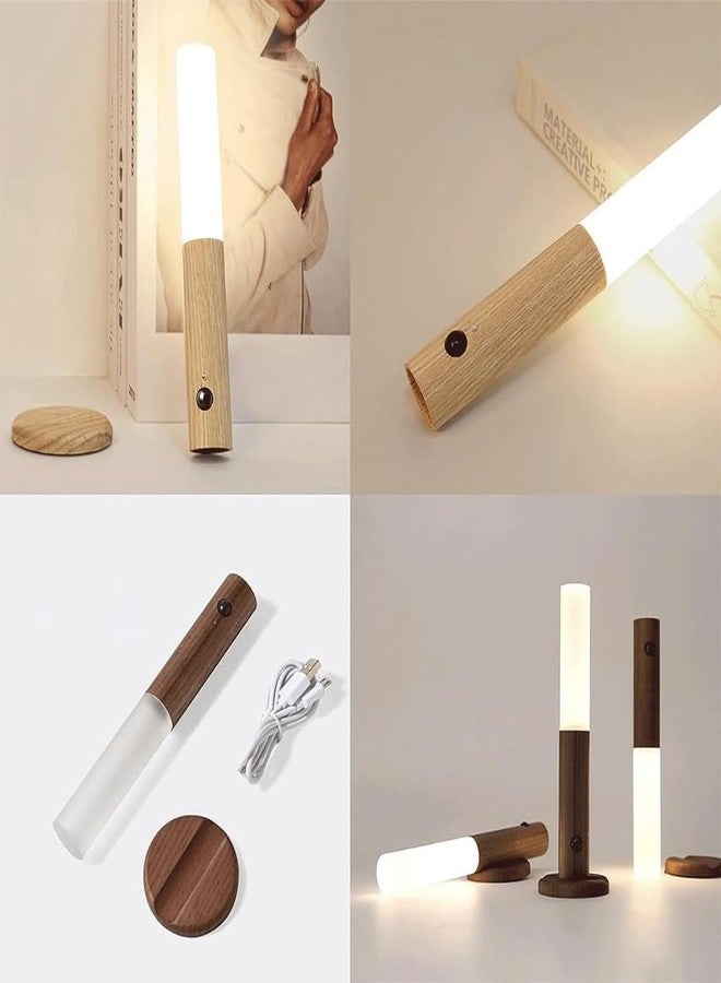 مصباح LED لاسلكي لاصق يعمل بالاستشعار باللونين الأخضر والأبيض - ضوء ليلي بمستشعر حركة للخزائن، والدواليب، والممرات، قابل لإعادة الشحن وموفر للطاقة، والسلالم، وخزائن الملابس، وغرف النوم، وتحت الخزائن، والمنزل - Image 3