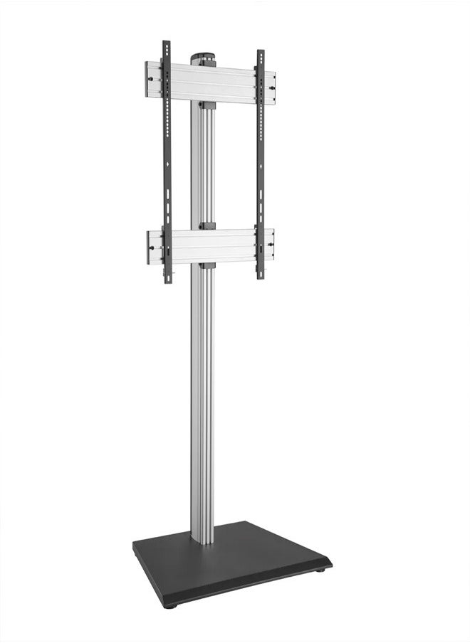 Skill Tech SH TTL09 86FP Heavy Duty Interactive Display TV Stand for 60–100 Inch Screens, VESA 600x800, Max Load 150kg – Mobile TV Stand for Conference Rooms & Displays  Black  - Image 1