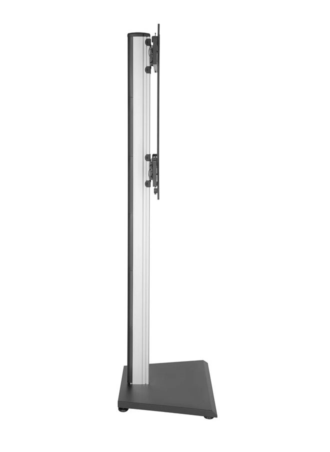 Skill Tech SH TTL09 86FP Heavy Duty Interactive Display TV Stand for 60–100 Inch Screens, VESA 600x800, Max Load 150kg – Mobile TV Stand for Conference Rooms & Displays  Black  - Image 3