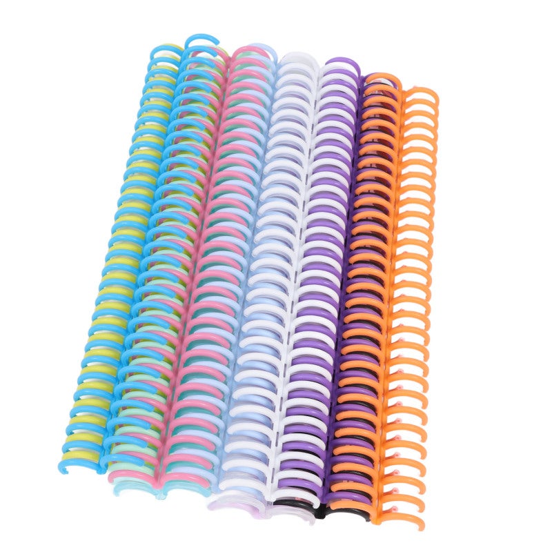 Binding Combs: 28cm Premium PP Plastic Color Coded Durable Binding Spines - Compatible With Binding Machines For Teachers, Students And Professionals - Image 2