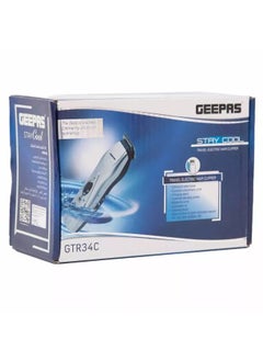 Geepas Rechargeable Trimmer for Men- Silver