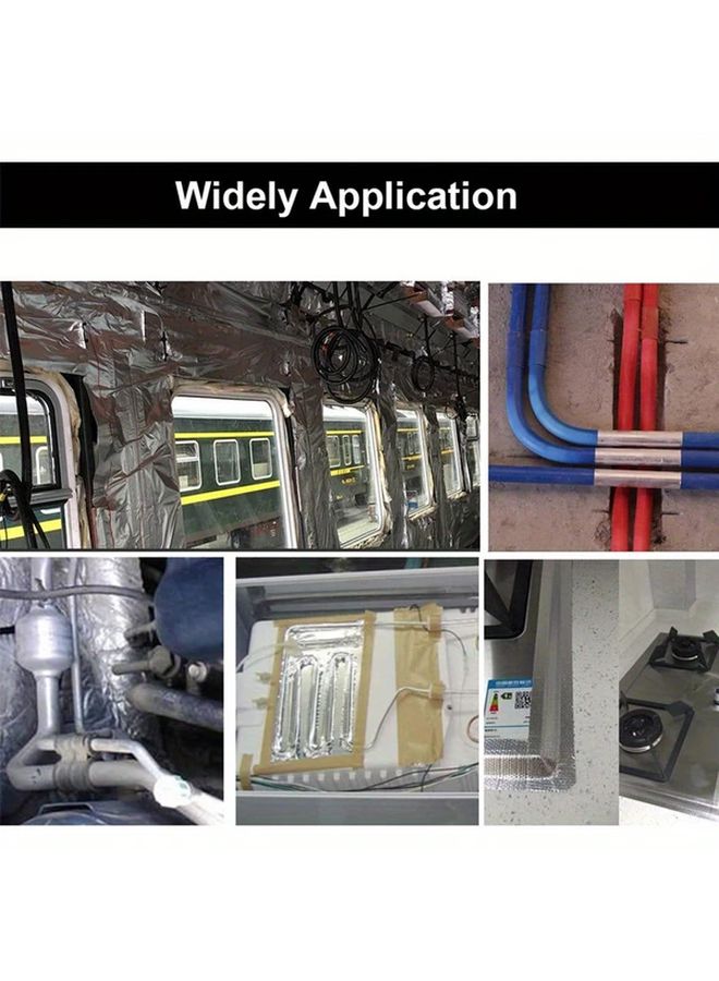 High Temperature Heat Shrink Tape 1pc Waterproof Rustproof Insulation For HVAC Pipes - Image 3