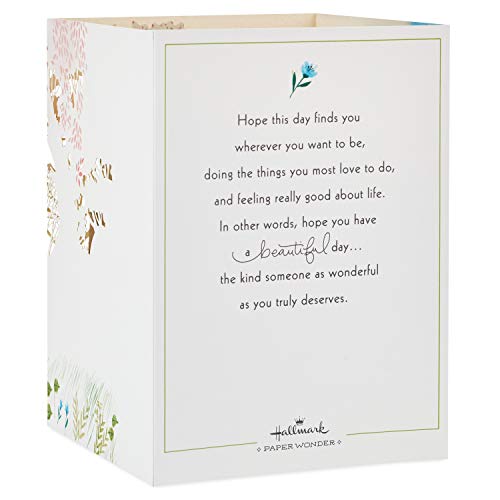 Hallmark Paper Wonder Displayable Pop Up Birthday Card for Women (Beautiful Day) - Image 2