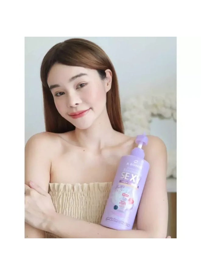 A Bonne Healthy Glow+ Niacinamide Sexy Essence Lotion with Collagen & HYA 20X Complex Berry for Bright Smooth Skin 500ml - Image 5