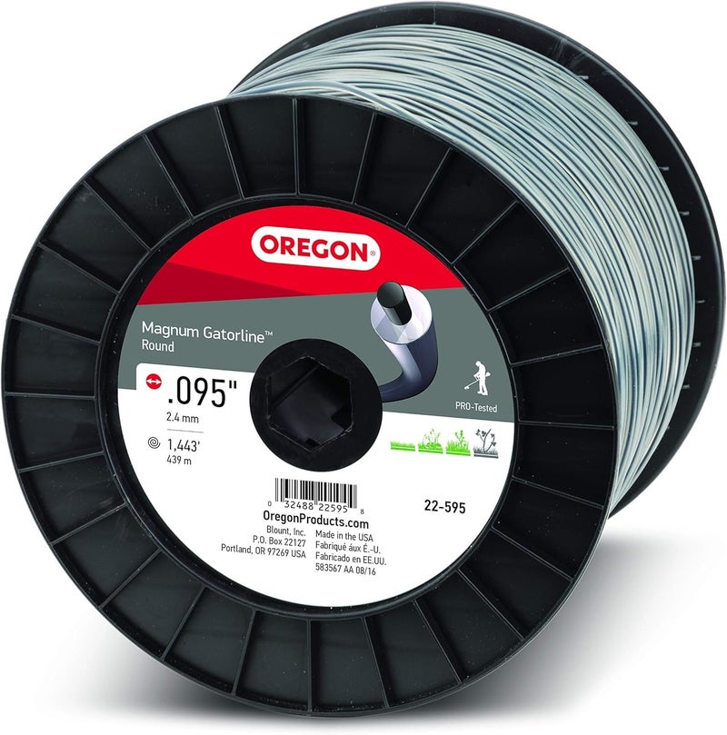 Oregon 22-595 Magnum Gatorline Round Trimmer Line, .095-Inch by 1443-Foot - Image 1