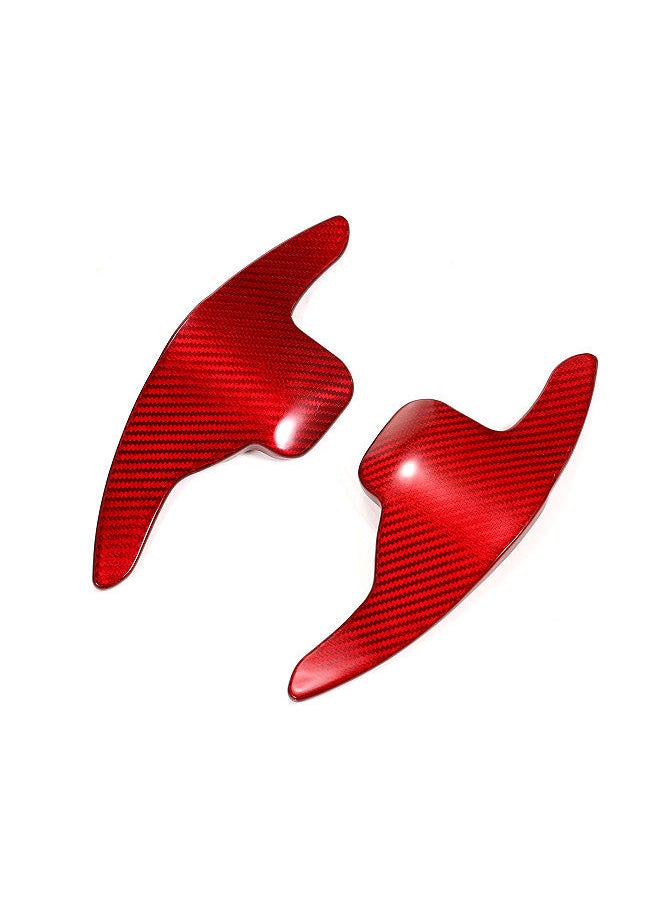 Generic - Carbon Fiber Steering Wheel Paddle Shifter Extension Cover Replacement for BMW 2 3 4 5 6 7 Series X1 X4 Z4 - Image 1
