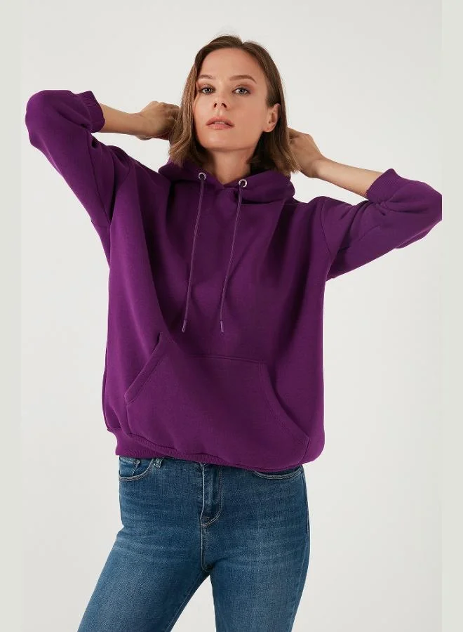 Lela Lela Regular Fit Cotton Hooded Collar Raised Winter 2-Pack Sweat Women's SWEAT 5863854S2